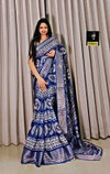 SF 630 By Shubh Kalamkari Print Dola Silk Sarees Wholesale Market In Surat
